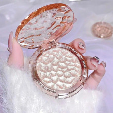 Хайлайтер для лица, Lee Into, прессованный, 03 Champagne gold