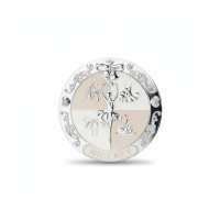 Пудра для обличчя Nicekey, компактна фіксуюча водостійка, з дзеркалом, 01 Translucent white