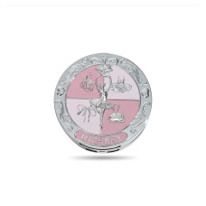 Пудра для обличчя Nicekey, компактна фіксуюча водостійка, з дзеркалом, 02 Pinky