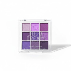 Тіні для повік Juju dream Purple streamer 9 відтінків, матові та шимерні текстури, Фіолетові