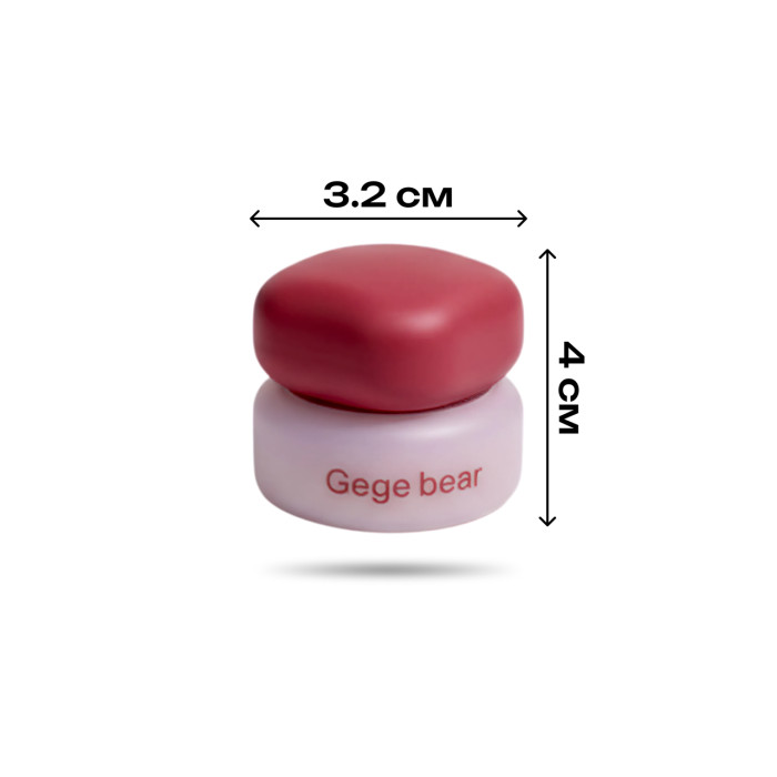 Муссовый тинт для губ и щек, Gege bear, #06 Deep Rose