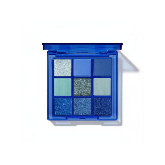 Палетка теней Gemini, 9 цветов, Blue Smoky, Color vibes