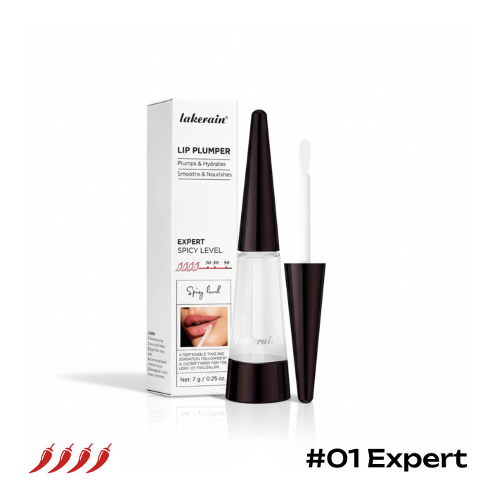 Блиск для губ з ефектом збільшення LAKERAIN, 01 Expert