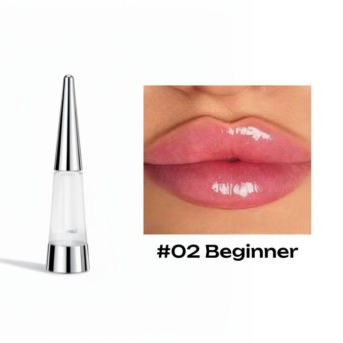 Блиск для губ з ефектом збільшення LAKERAIN, 02 Beginner