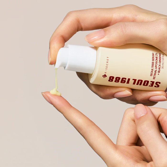 Сыворотка для лица K-SECRET Seoul 1988 Serum Retinal Liposome 2% + Black Ginseng 30 мл