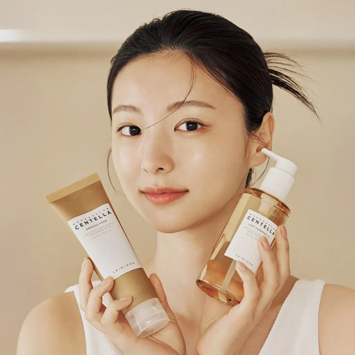 Набор для очищения лица SKIN1004 Madagascar Centella Double Cleansing Duo (гидрофильное масло 200 мл + пенка для умывания 125 мл)