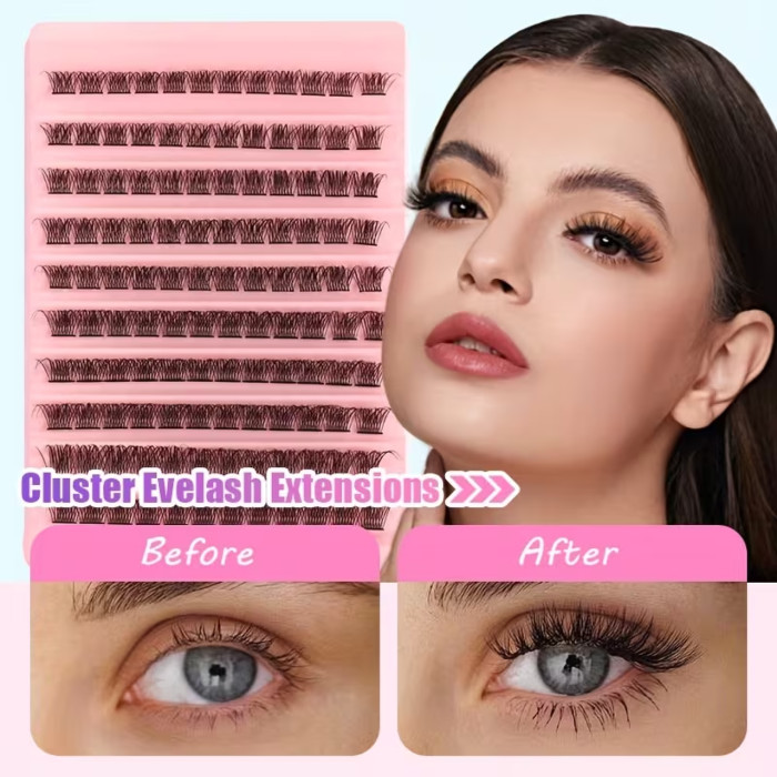 Набор ресниц 40D Cloud Lash 120 пучков черные