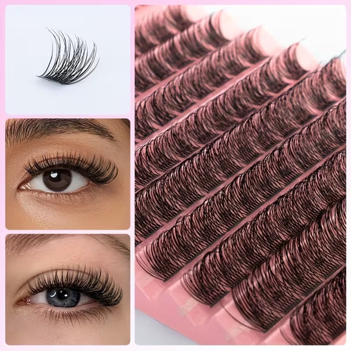 Набор ресниц 40D Cloud Lash 120 пучков черные