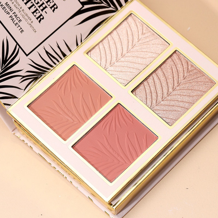 Набір косметики Romcom Mini Face Makeup Palette палетка книга тіні, рум'яна, хайлайтер та помади