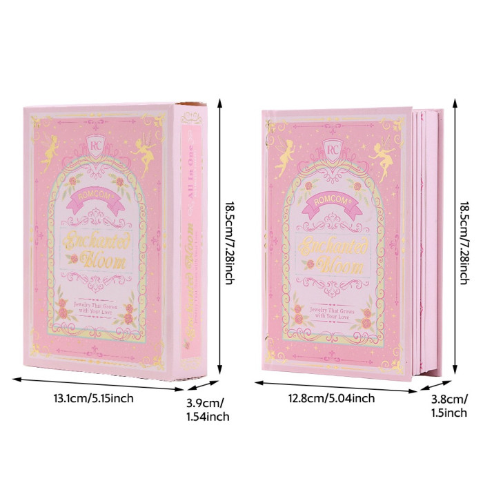 Набір косметики Romcom Enchanted Bloom багатофункціональна палетка книга з тінями, румʼянами, хайлайтером, контурингом та помадами