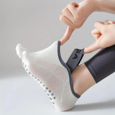 Шкарпетки для йоги та пілатесу Yoga з пальчиками 35-40 Білі 