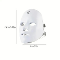 LED-маска для обличчя, 7 режимів світла