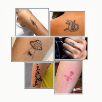 Хна для временного тату EYIR Temporary Tattoo, цвет Черный, 15 мл