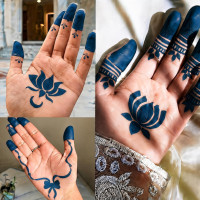 Хна для тимчасового тату EYIR Temporary Tattoo, колір Блакитно-бірюзовий, 15 мл