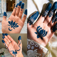 Хна для тимчасового тату EYIR Temporary Tattoo, колір Блакитно-бірюзовий, 15 мл