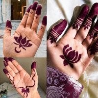 Хна для тимчасового тату EYIR Temporary Tattoo, колір Фіолетовий, 15 мл